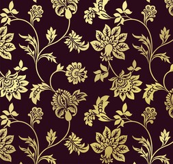 Fototapeta na wymiar tradycyjny wzór kwiatów, tkanin, Rajasthan, Royal India