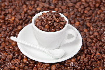 Cup with coffee