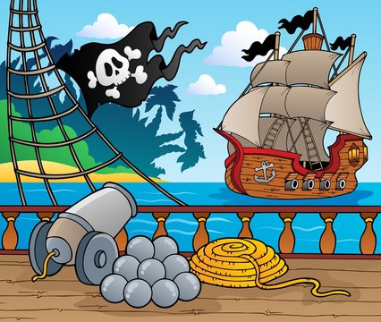Pirate ship deck theme 4