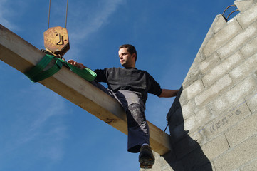 chapentier au travail