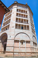 Baptistery. Parma. Emilia-Romagna. Italy.