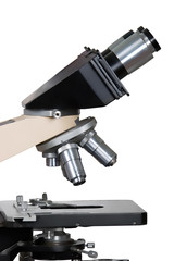 microscop isolated on white background