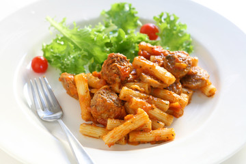 Meatball and Sausage Pasta