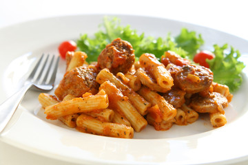 Meatball and Sausage Pasta