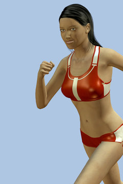 RAGAZZA CHE CORRE