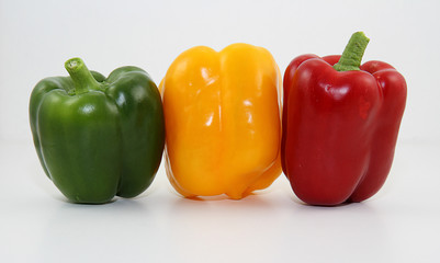 poivron pepper rouge red vert green jaune