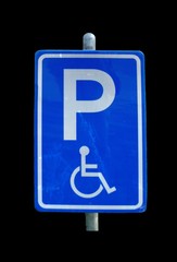 parking place for invalid person
