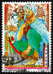 Postage stamp Spain 1982 Abd Al Rahman III (891-961), Moslem Cal