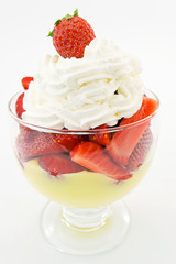 fragole con panna