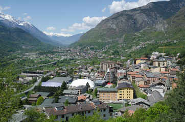 Fototapeta na wymiar Saint Vincent (Aosta)