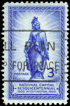 USA - CIRCA 1950 Statue of Freedom
