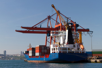 Fototapeta premium Container Ship