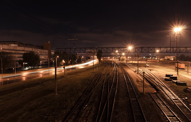 Fototapeta na wymiar Tallinn railroad station