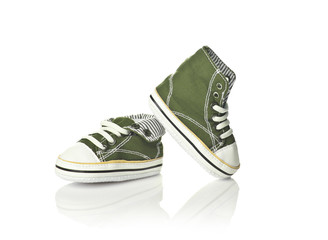 Green Baby Shoes