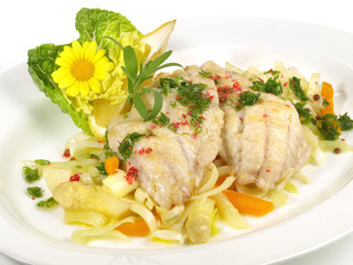 Fischfilet - gedünstet