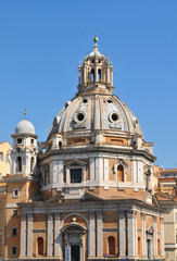 Fototapeta na wymiar Cathedral in Rome, Italy