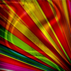 Multicolor Sunbeams grunge background with folds