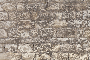 Steinmauer aus Kalkstein