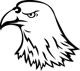 Eagle head tattoo