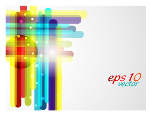 Abstract geomatric shapes background with colorful design for te