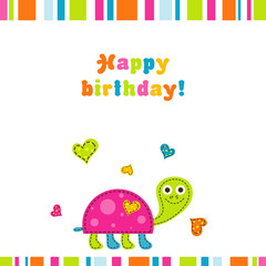 Template greeting card, vector