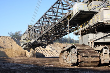 Naklejka premium Welzow-Braunkohletagebau