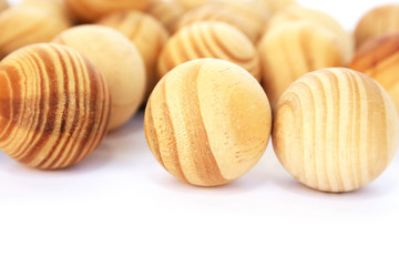 Wooden balls