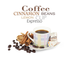 coffee with ingredients