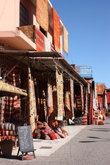 Carpet market in Marrakech