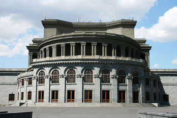 Fototapeta na wymiar Opera theater in Yerevan