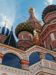 Fototapeta na wymiar St.Basil katedra, Plac Czerwony w Moskwie, Rosja