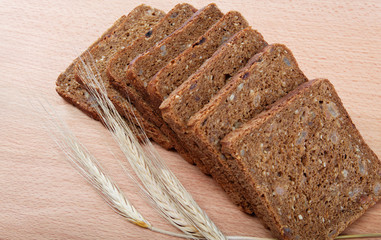Fresh bread isolated.