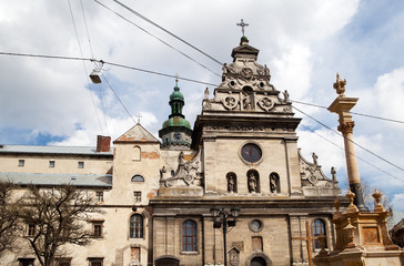Fototapeta na wymiar Kościół we Lwowie
