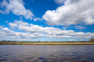 river and beautiful sky