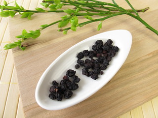 Getrocknete Heidelbeeren, Myrtilli fructus