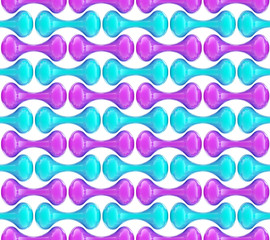 Seamless texture made of abstract elements