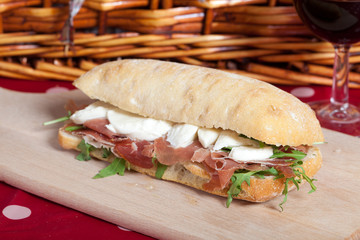 Parma ham sandwich