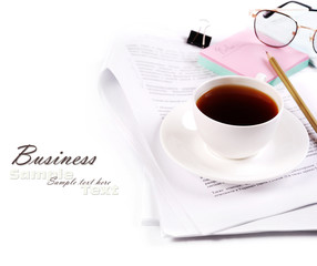 Background with business elements