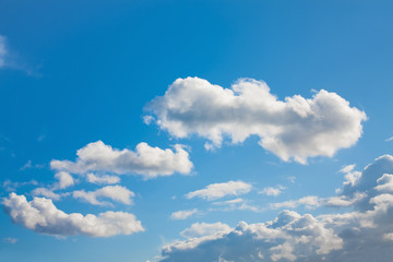 Fototapeta premium white cumulus clouds
