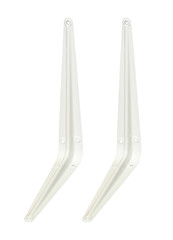 Shelf brackets isolated on white background