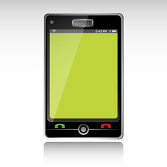 Touch screen phone