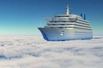 ship in the clouds