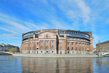 Fototapeta premium Stockholm. Riksdag