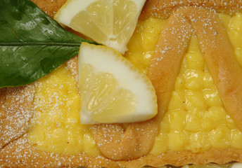 Lemon cake - Crostata crema di limone