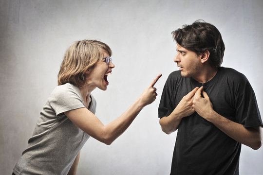 Accusing wife