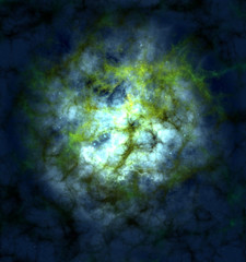 Naklejka na ściany i meble Kolorowe nebula Space Star