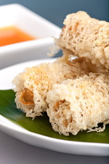 Taro Root Spring Rolls