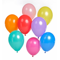 Fototapeta na wymiar Kilka kolorowych balonów