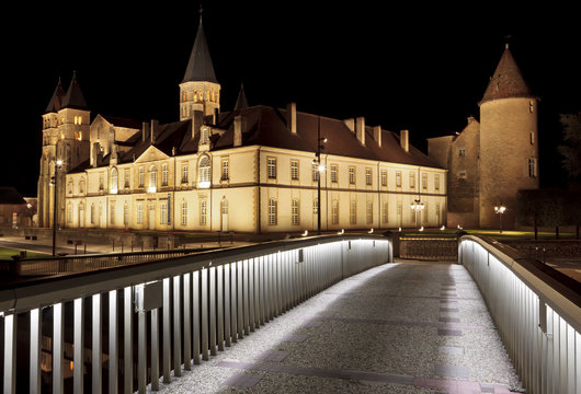 The basilica du Sacre Coeur in Paray-le-Monial