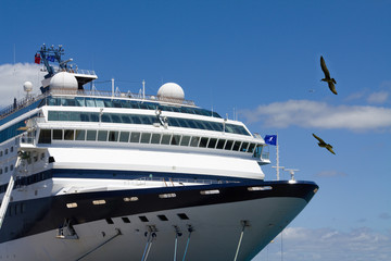 Naklejka premium Cruise liner